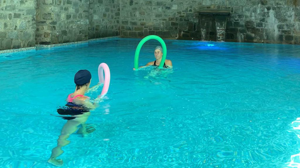 Acquagym lessons Porretta Terme Helvetia